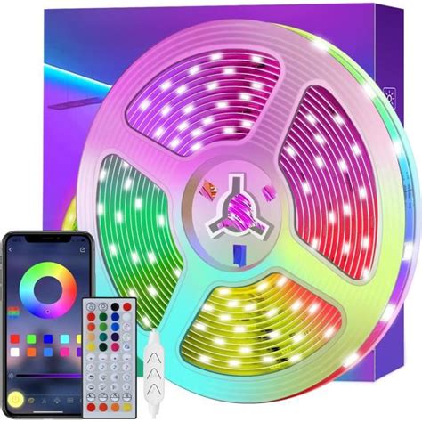 Bande Lumineuse Led M Distance Aliment Par Usb Rgb Utilisation Ic