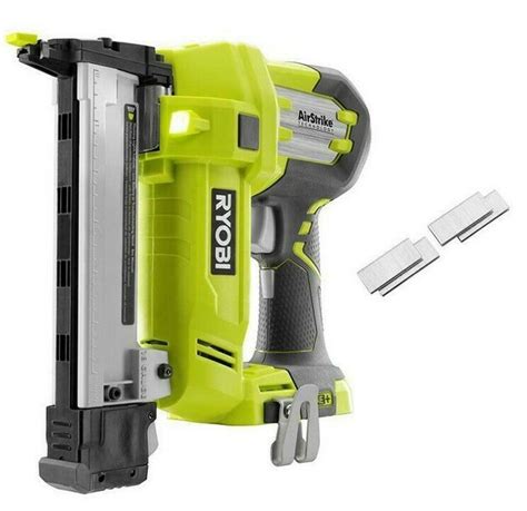 Ryobi One Hp V Gauge Brushless Cordless Airstrike Brad Nailer And