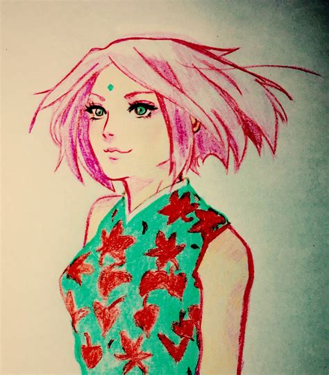 Sakura Drawing By 1121994 On Deviantart