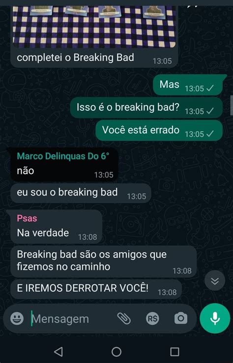 Completei O Breaking Bad Mas Isso é O Breaking Bad I Você Está Errado