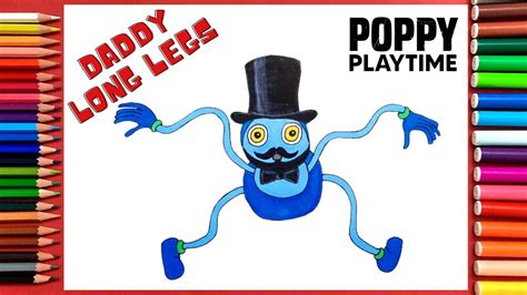 How To Draw Daddy Long Legs Poppy Playtime YouTube