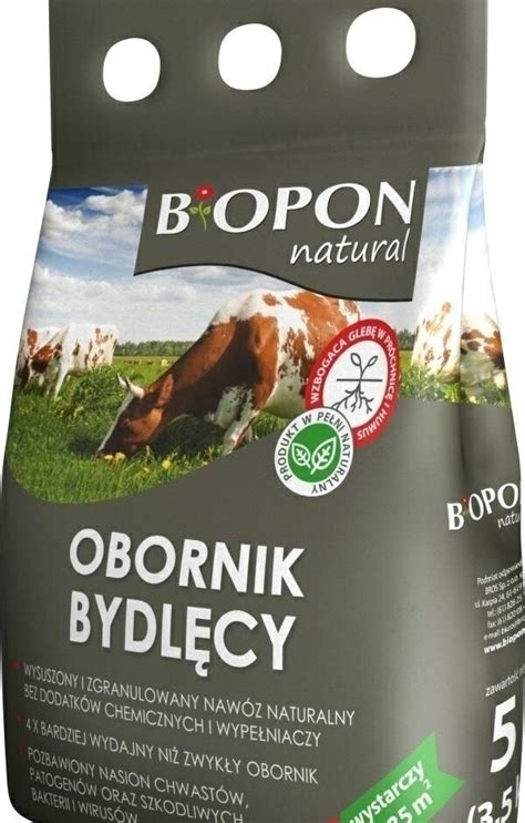 Obornik Granulowany Bydl Cy L Natural Biopon Superogrodniczy