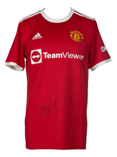 Cristiano Ronaldo Signed Manchester United Jersey (Beckett) | Pristine ...