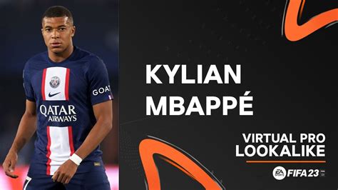 FIFA 23 PRO CLUBS KYLIAN MBAPPÉ CREATION YouTube