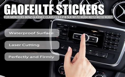 Amazon Gaofeiltf Car Interior Stickers Button Decals Compatible