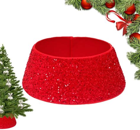 Amazon Sparkling Christmas Tree Collar Christmas Tree Skirt