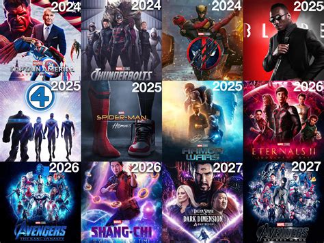 Upcoming New Marvel Movies for 2024: Release Dates for Phase 5 and 6 ...