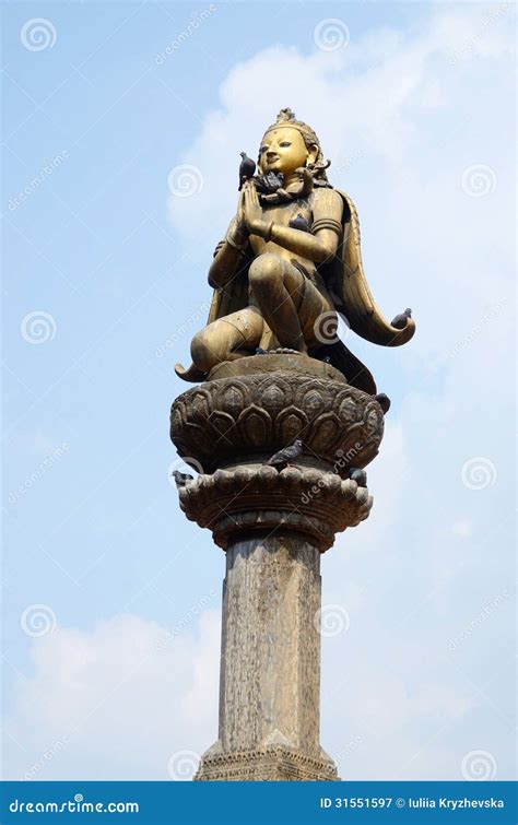 Garuda - Mythical Bird Creature in Buddhist Mythology Stock Image ...