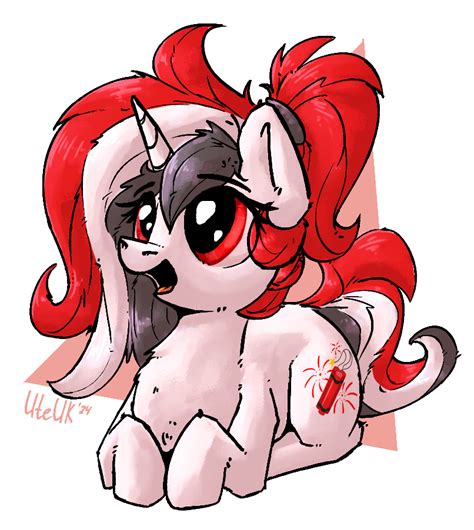 3319137 Safe Artist Uteuk Oc Oc Only Oc Red Rocket Pony