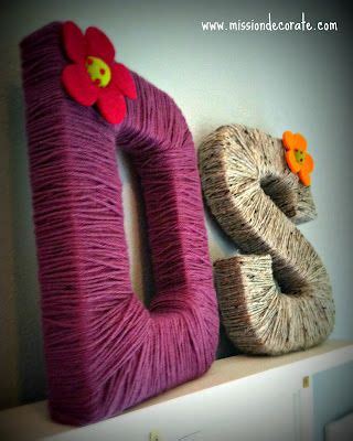 Creative Yarn Letter Ideas For Diy Crafts