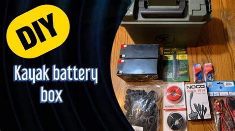 Diy Battery Box To Power Kayak Accessories Youtube