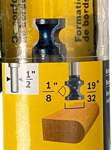 Bosch 84432mc Bullnose Edge Forming Profile Router Bit 12 Shank New