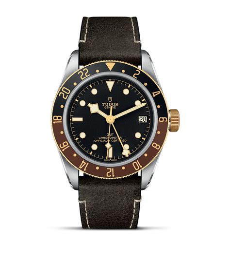 Tudor Black Bay Gmt Stainless Steel And Yellow Gold Watch Mm Harrods My