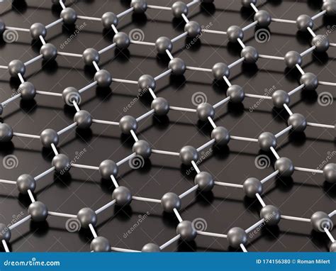 Graphene Molecular Structure Stock Photography | CartoonDealer.com ...