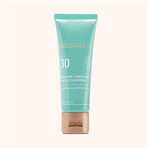 Squalane + Zinc Sheer Mineral Sunscreen | Biossance