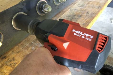 Hilti Nuron Cordless High Torque Impact Wrench Review SIW 8 22 PTR