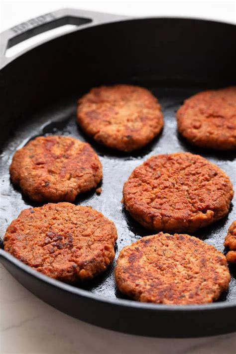 Vegan Breakfast Sausage Made With Textured Vegetable Protein Flour Vegetable Stock And Tons Of