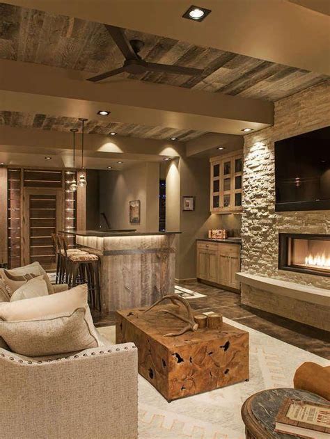 31 Gorgeous Basement Living Room Ideas You Definitely Like - SWEETYHOMEE