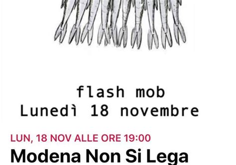 Modena Non Si Lega flash mob lunedì davanti la sinagoga Politica