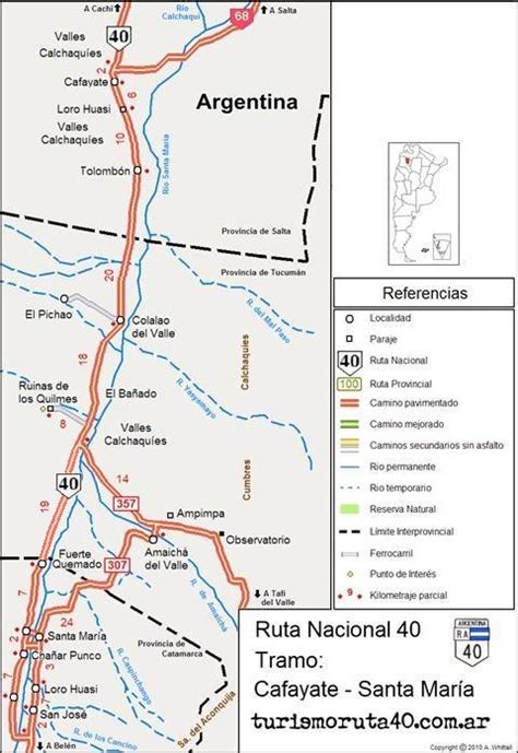 La Ruta 40 en el NORTE Argentino Jujuy Salta Catamarca y Tucumán