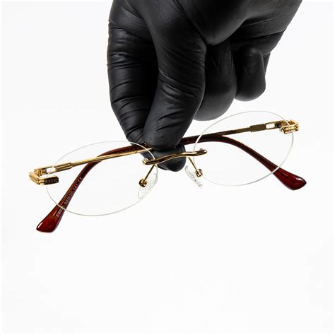 Mens Vintage Oval Clear Lens Gold Frame Hip Hop Luxury Fashion Etsy