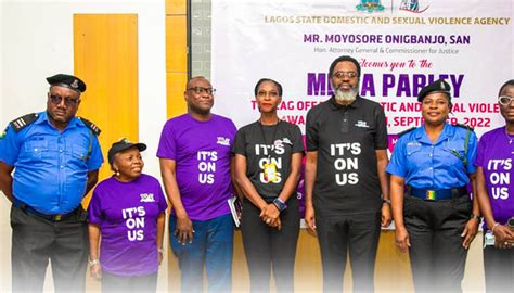 Lagos Flags Off The Domestic And Sexual Violence Awareness Month