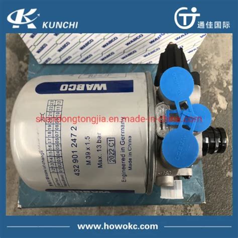 Sinotruk Air Dryer Howo Truck Spare Parts Wabco Cartridge