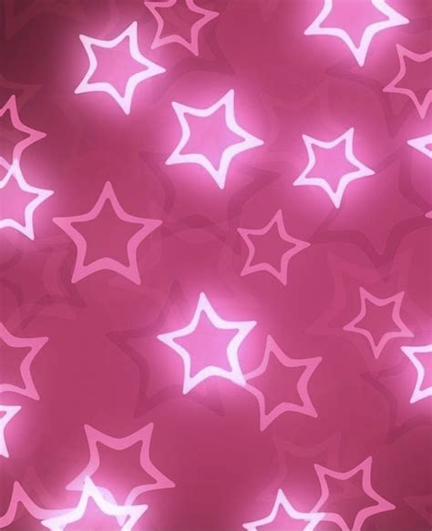 Pink Neon Stars Y2k Aesthetic Wallpaper Star Wallpaper Wallpaper