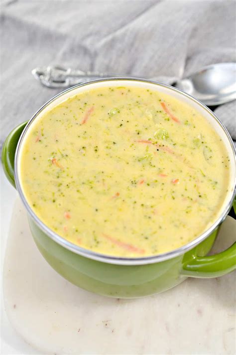 Panera Broccoli Cheddar Soup - Sweet Pea's Kitchen