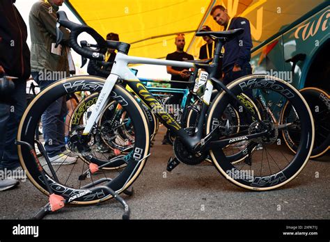 A Special Edition Bicycle Of British Mark Cavendish Of Astana Qazaqstan