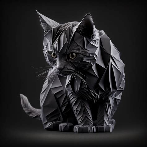 Origami Cat 2 by WillowTreeCat on DeviantArt