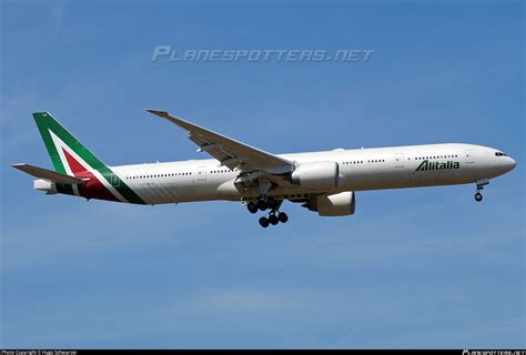 EI WLA Alitalia Boeing 777 3Q8ER Photo By Hugo Schwarzer ID 1223604