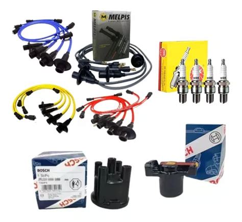 Kit Cabo Vela Ngk Rotor Tampa Fusca Brasilia Kombi Parcelamento