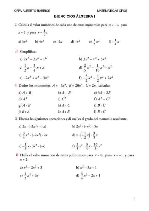 Multiplicaci N De Polinomios Ejercicios Resueltos Pdf Trilosa