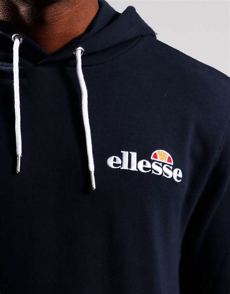 Ellesse Primero Hoodie Navy Terraces Menswear