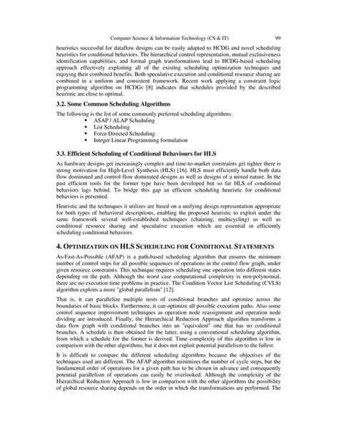 Survey On Scheduling And Allocation In High Level Synthesis Pdf