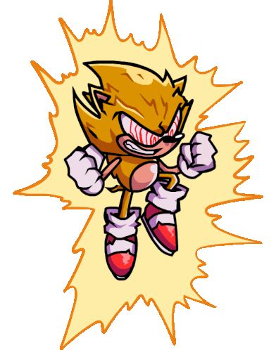 Fleetway Super Sonic Sticker - Fleetway Super Sonic Angry - Discover ...