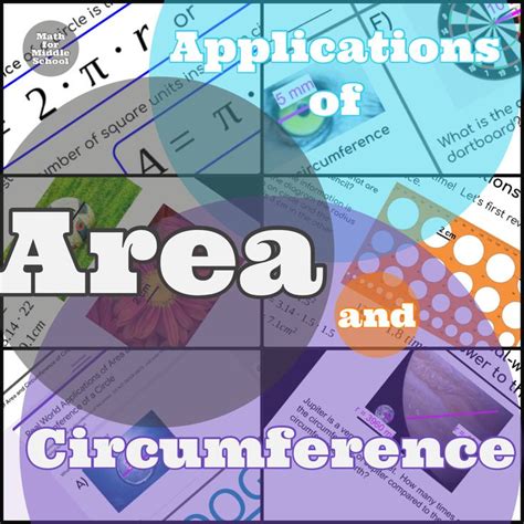 Real World Applications of Circle Area and Circumference + GOOGLE FORM ...