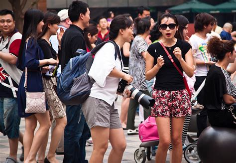 A Shopping Paradise For The Fairer Sex Women Street In Beijing