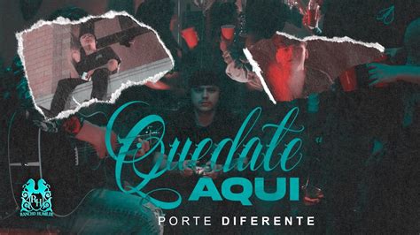 Porte Diferente Qu Date Aqu Official Video Youtube