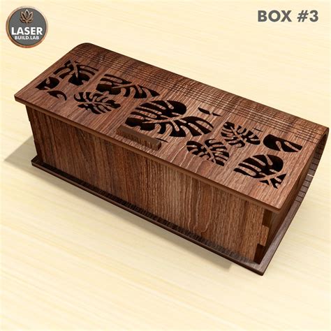 Laser Cut Book Box Svg Laser Cutting Files And Wooden Book Box File