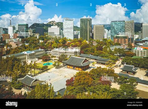 Deoksugung Palace Aka Deoksu Palace At Seoul In South Korea Stock