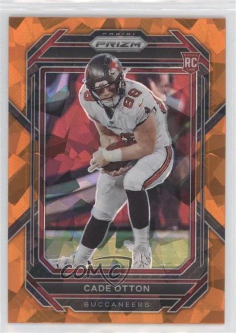 Panini Prizm Rookies Orange Ice Prizm Cade Otton Rc For