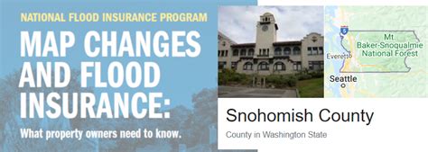 Some Flood Map Have Changed in Snohomish County, WA