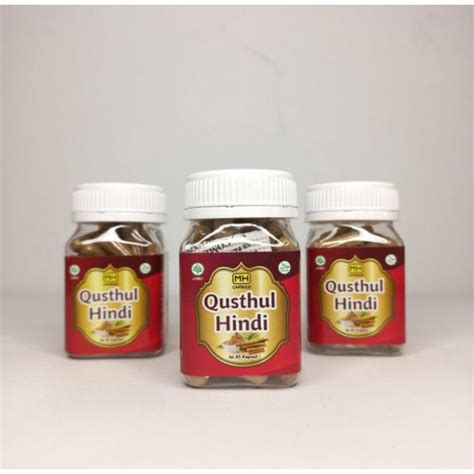 Jual Qusthul Hindi Kapsul Qusthul Al Hindi Kayu India Kapsul Herbal