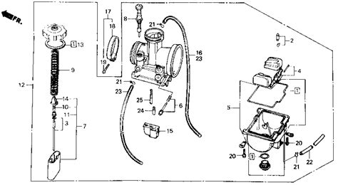 Honda Rebel 250 Carburetor Diagram Hanenhuusholli