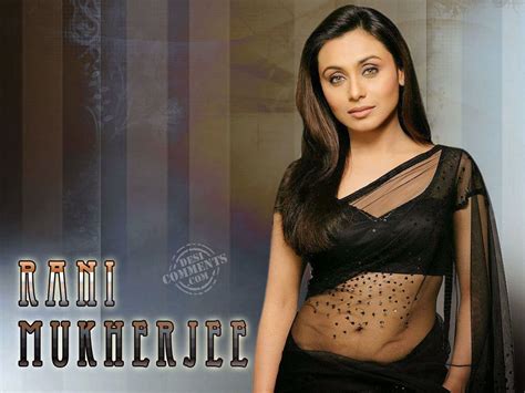 Hair Style: Rani Mukherjee In Black Saree | Rani Mukherjee In Black ...