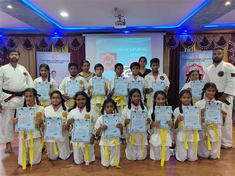 Karate-Belt-Certification-2 | Charan's Group of Educational Institutions