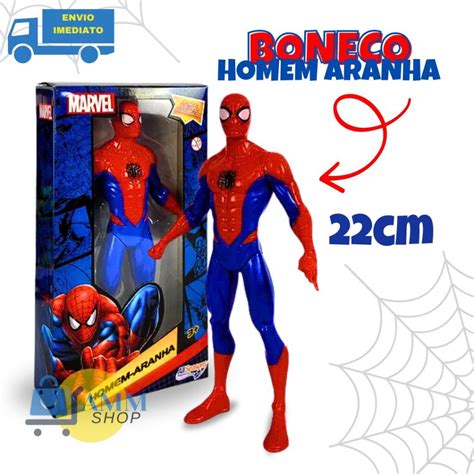 Boneco Homem Aranha Brinquedo Vingadores Articulado Grande Cm