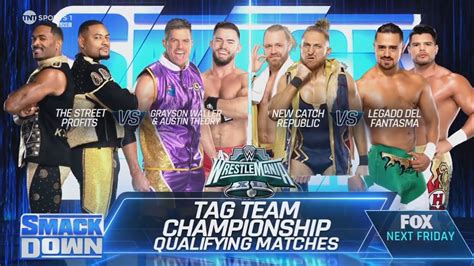 New Catch Republic Vs Legado Del Fantasma Tag Team Qualifying Match Smackdown Mar 29 2024